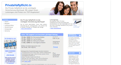 Desktop Screenshot of privatehaftpflicht.de